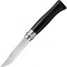 Нож OPINEL №8, нержавеющая сталь, рукоять эбеновое дерево, подарочная упаковка 001352