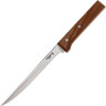 Нож филейный OPINEL №121, деревянная рукоять, нержавеющая сталь, 001821