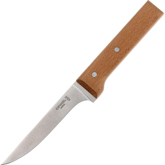 Нож разделочный OPINEL №122, деревянная рукоять, нержавеющая сталь, 001822