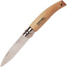 Нож OPINEL №8, садовый, нержавеющая сталь, коробка 133080