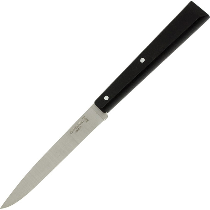 Нож столовый OPINEL №125, нержавеющая сталь, черный, 001593