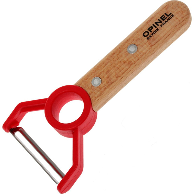 Нож для чистки овощей OPINEL PEELER, деревянная рукоять, нержавеющая сталь, коробка, 001745