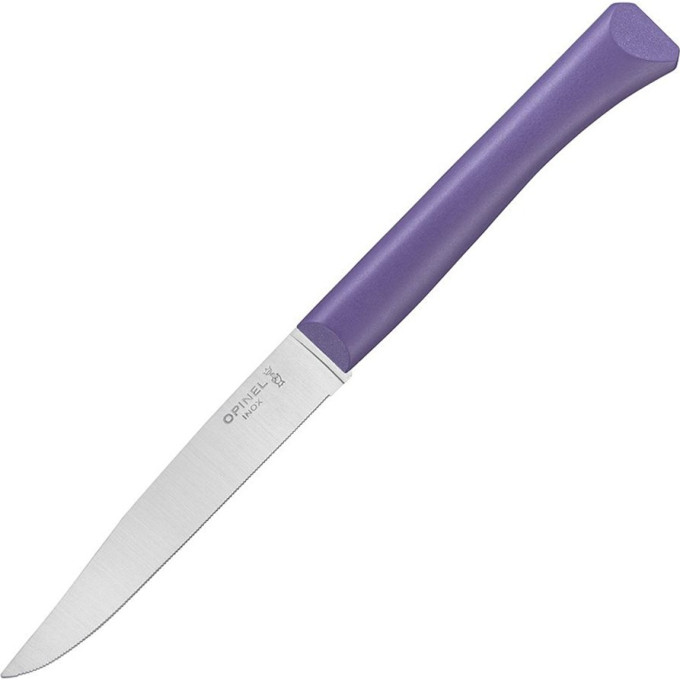 Нож столовый OPINEL N°125, полимерная ручка, нерж, сталь, пурпурный. 002191