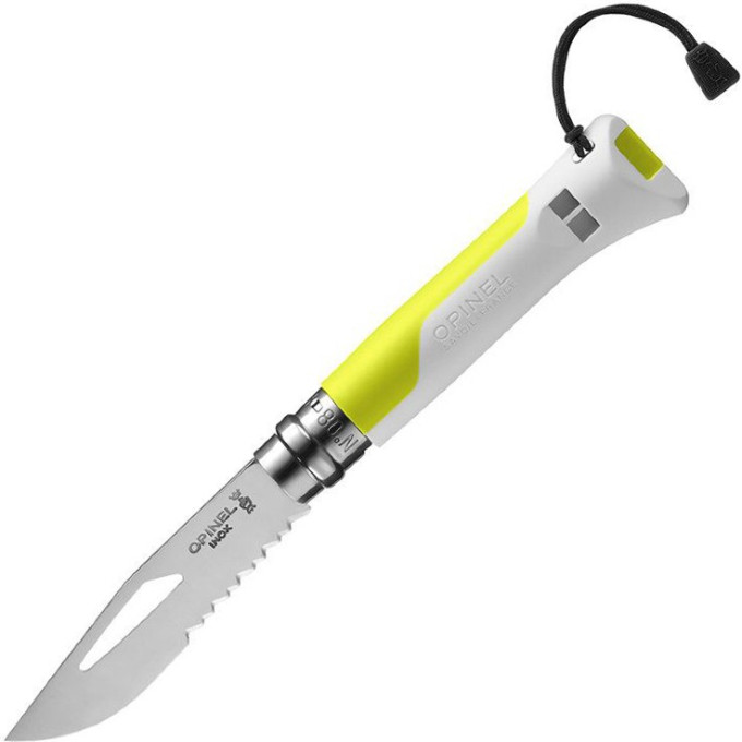 Нож OPINEL №8 FLUO YELLOW, желтый 002320