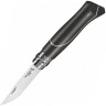 Нож OPINEL №8 ELLIPSE, рукоять африканское дерево с алюминиевой вставкой, 002347