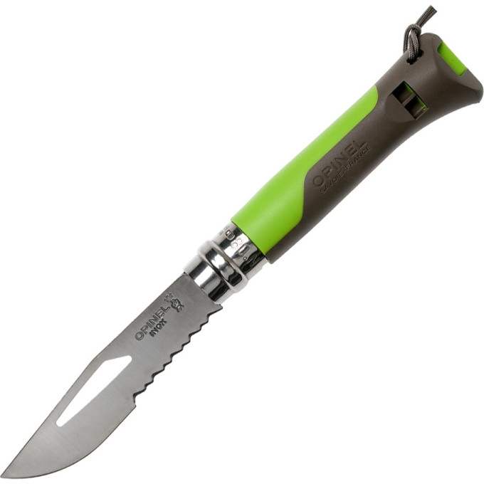 Нож OPINEL №8 OUTDOOR EARTH, зеленый 001715