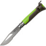 Нож OPINEL №8 OUTDOOR EARTH, зеленый 001715