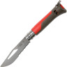 Нож OPINEL №8 OUTDOOR EARTH, красный 001714