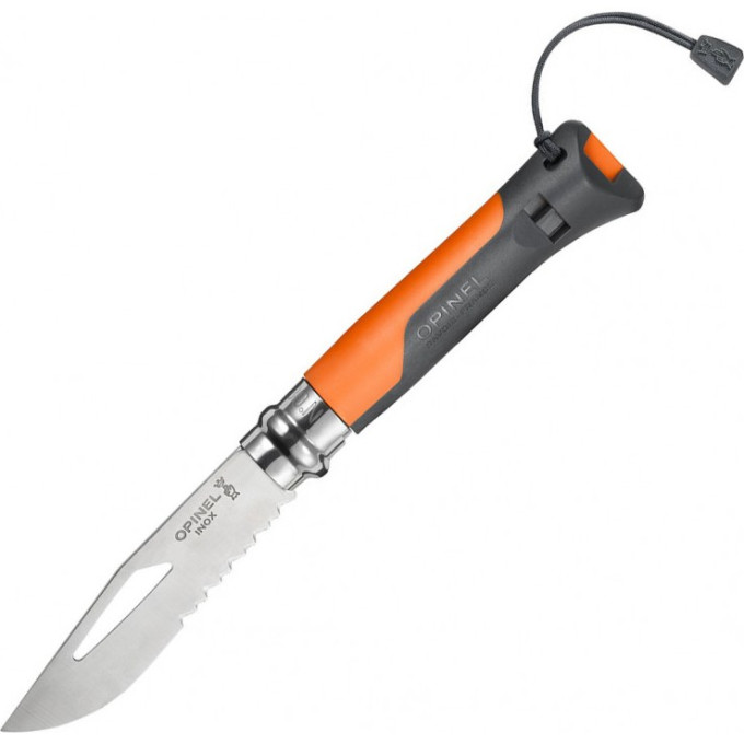 Набор-дисплей OPINEL, 14 ножей №8 OUTDOOR EARTH из нержав стали, 7 синих + 7 оранжевых 001841