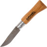 Нож OPINEL №2, нержавеющая сталь, рукоять из бука 001070