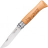 Нож OPINEL №8 ANIMALIA, нержавеющая сталь, рукоять дуб, гравировка кабан 001624