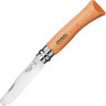 Нож OPINEL №7 MY FIRST OPINEL, дерево, лакированная рукоять, блистер 001221