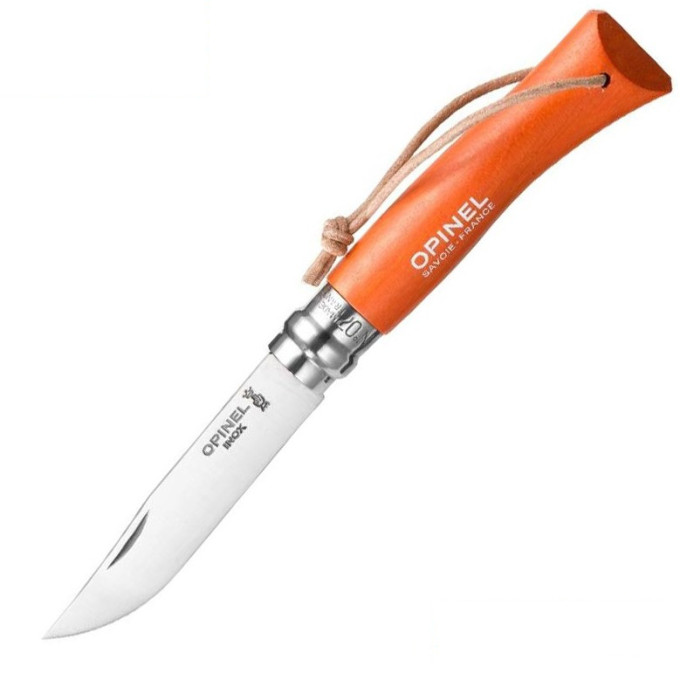 Нож OPINEL №7 TREKKING нержавеющая сталь, оранжевый 002208