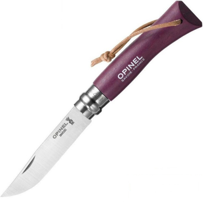 Нож OPINEL №7 TREKKING нержавеющая сталь, пурпурный 002205