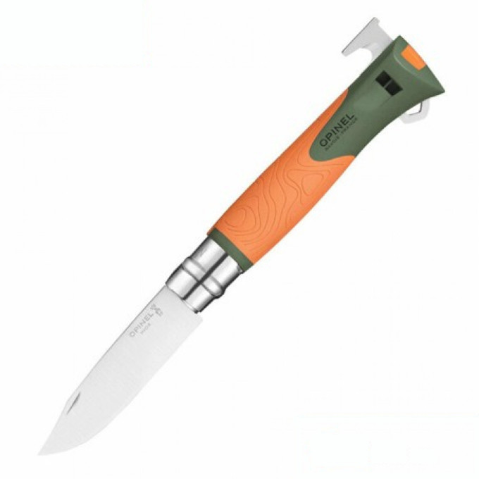Нож OPINEL №12 EXPLORE c инструментом для удаления клещей 002454